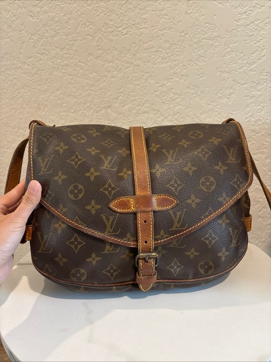 Louis Vuitton Handbags - Louis Vuitton Saumur 30 Brown Monogram Crossbody Bag